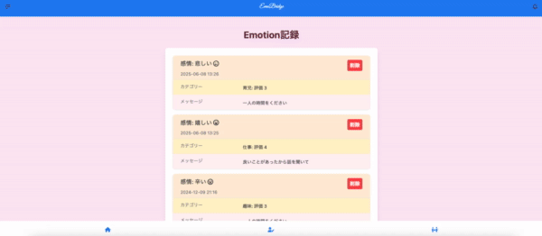 感情履歴